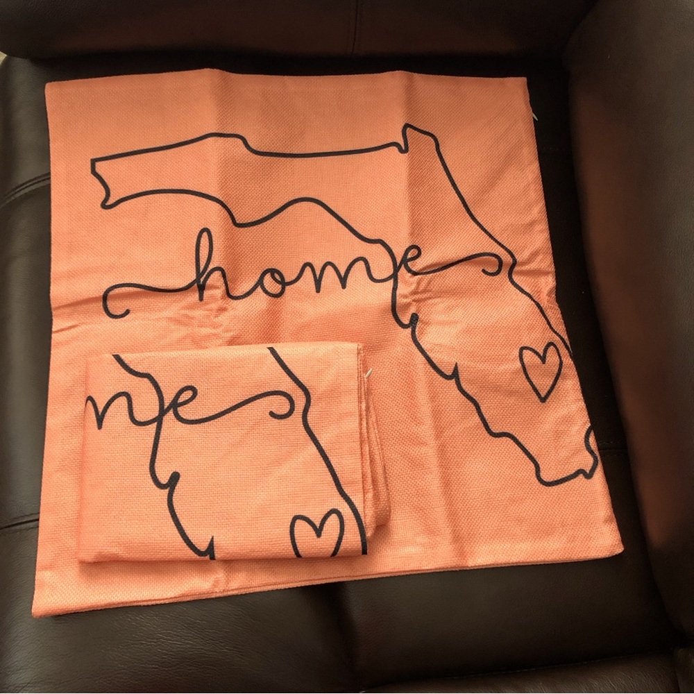 Florida Map Home Pillow Case Covers
